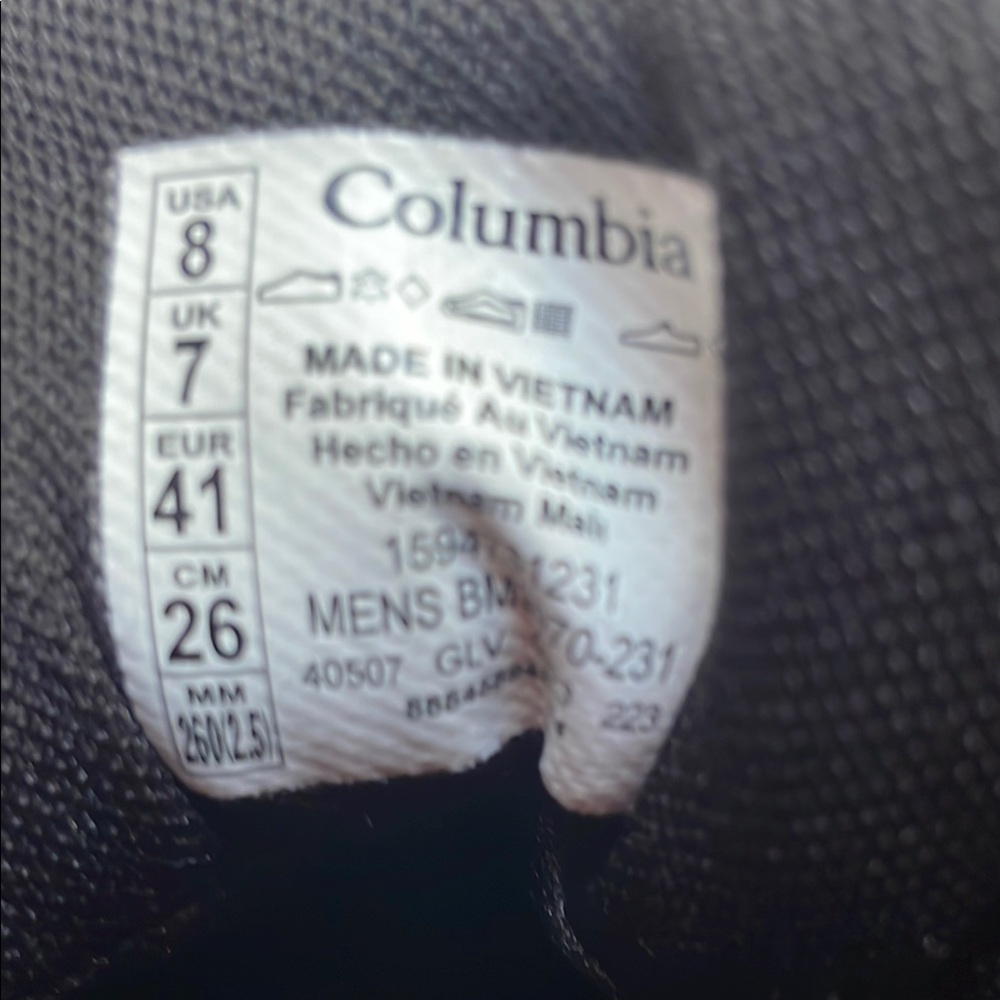 Columbia 8 Brown and Black Outdoor Boots with Ankle Support - Picture 6 of 11